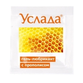 Гель-лубрикант «Услада с прополисом» - 3 гр. - Биоритм - купить с доставкой в Кирове