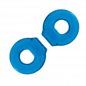 Комплект из двух колец для пениса 2-Pack Ultra-Stretch Stamina Endurance Ring - BlueLine - в Кирове купить с доставкой