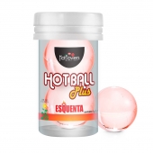 Лубрикант на масляной основе Hot Ball Plus с разогревающим эффектом (2 шарика по 3 гр.) - HotFlowers - купить с доставкой в Кирове