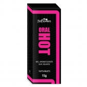 Гель для оральных ласк Oral Hot с согревающим эффектом - 15 гр. - HotFlowers - купить с доставкой в Кирове