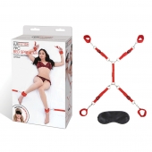 Красная фиксация на матрас Classic Bedspreader - Lux Fetish - купить с доставкой в Кирове