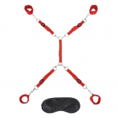 Красная фиксация на матрас Classic Bedspreader - Lux Fetish - купить с доставкой в Кирове