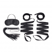 Эротический набор 4PC Bondage Bed Strap   Flogger Kit - Lux Fetish - купить с доставкой в Кирове