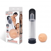 Автоматическая вакуумная помпа-мастурбатор Blowjob Auto Sucker Penis Enlarger Pump - Lux Fetish - в Кирове купить с доставкой
