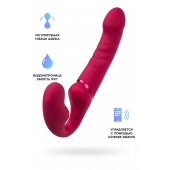 Малиновый безремневой страпон Lapis - 23 см. - Lovense - купить с доставкой в Кирове