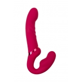 Малиновый безремневой страпон Lapis - 23 см. - Lovense - купить с доставкой в Кирове