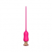 Розовый тонкий стимулятор Nipple Vibrator - 23 см. - I-MOON - купить с доставкой в Кирове