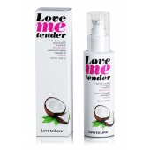 Съедобное согревающее массажное масло Love Me Tender Cocos с ароматом кокоса - 100 мл. - Love to Love - купить с доставкой в Кирове