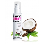 Съедобное согревающее массажное масло Love Me Tender Cocos с ароматом кокоса - 100 мл. - Love to Love - купить с доставкой в Кирове