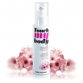 Силиконовый лубрикант 2-в-1 Touch My Body с ароматом вишнёвого цвета - 100 мл. - Love to Love - купить с доставкой в Кирове