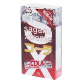 Ароматизированные презервативы Sagami Xtreme COLA - 10 шт. - Sagami - купить с доставкой в Кирове