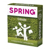 Классические презервативы SPRING CLASSIC - 3 шт. - SPRING - купить с доставкой в Кирове