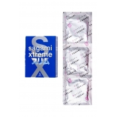 Розовые презервативы Sagami Xtreme FEEL FIT 3D - 3 шт. - Sagami - купить с доставкой в Кирове