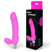 Розовый безремневой страпон Sexy Friend - 1137 - купить с доставкой в Кирове