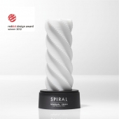 Белый 3D мастурбатор SPIRAL - Tenga - в Кирове купить с доставкой