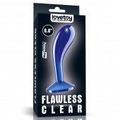 Синяя анальная втулка Flawless Clear Prostate Plug 6.0 - 15 см. - Lovetoy - в Кирове купить с доставкой