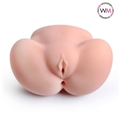 Реалистичный мастурбатор с двумя функциональными отверстиями - Erowoman-Eroman - в Кирове купить с доставкой