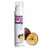 Массажная хрустящая пенка Tickle my body с ароматом маракуйи - 150 мл. - Love to Love - купить с доставкой в Кирове