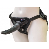 Комплект из трусиков Harness и двух насадок - 20,5 и 18 см. - LOVETOY (А-Полимер) - купить с доставкой в Кирове