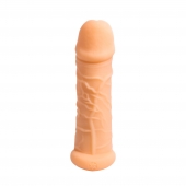 Телесный фаллоудлинитель Extra Size Bubbles - 15,5 см. - Lola Games - в Кирове купить с доставкой