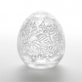 Мастурбатор-яйцо Keith Haring EGG PARTY - Tenga - в Кирове купить с доставкой
