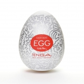 Мастурбатор-яйцо Keith Haring EGG PARTY - Tenga - в Кирове купить с доставкой