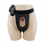 Полый вибрострапон на регулируемых трусиках Draven - 17,5 см. - Baile - купить с доставкой в Кирове