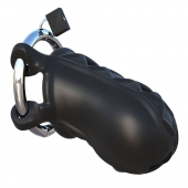 Черный замок верности Extreme Silicone Cock Blocker - Pipedream - купить с доставкой в Кирове