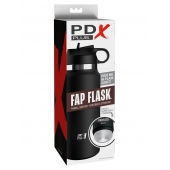 Черный мастурбатор в виде бутылки Fap Flask - Pipedream - в Кирове купить с доставкой