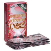 Презервативы Sagami Xtreme Strawberry c ароматом клубники - 10 шт. - Sagami - купить с доставкой в Кирове
