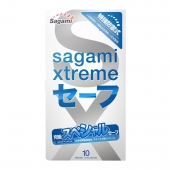 Презервативы Sagami Xtreme Ultrasafe с двойным количеством смазки - 10 шт. - Sagami - купить с доставкой в Кирове