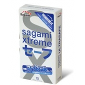 Презервативы Sagami Xtreme Ultrasafe с двойным количеством смазки - 10 шт. - Sagami - купить с доставкой в Кирове