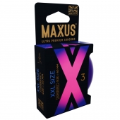 Презервативы Maxus XXL увеличенного размера - 3 шт. - Maxus - купить с доставкой в Кирове