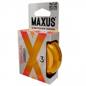 Презервативы анатомической формы Maxus Sensual - 3 шт. - Maxus - купить с доставкой в Кирове