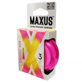 Ароматизированные презервативы Maxus Exotic Mix - 3 шт. - Maxus - купить с доставкой в Кирове