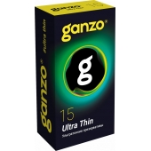Прозрачные ультратонкие презервативы Ganzo Ultra thin - 15 шт. - Ganzo - купить с доставкой в Кирове