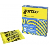 Классические презервативы с обильной смазкой Ganzo Classic - 3 шт. - Ganzo - купить с доставкой в Кирове