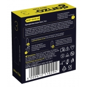 Ультратонкие презервативы Ganzo Ultra thin - 3 шт. - Ganzo - купить с доставкой в Кирове