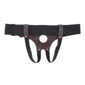Трусики для страпона коричневого цвета - БДСМ Арсенал - купить с доставкой в Кирове
