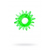 Зеленое эрекционное кольцо-солнце - Toyfa Basic - в Кирове купить с доставкой