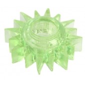 Зеленое эрекционное кольцо-солнце - Toyfa Basic - в Кирове купить с доставкой