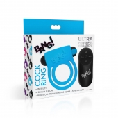 Голубое эрекционное виброкольцо 28X Remote Control Vibrating Cock Ring   Bullet - XR Brands - в Кирове купить с доставкой