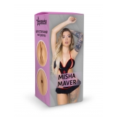 Двусторонний мастурбатор Misha Maver - 22 см. - ФлешНаш - в Кирове купить с доставкой