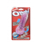 Фиолетовое эрекционное кольцо с вибрацией и пальчиком OYEAH PURPLE - Screaming O - в Кирове купить с доставкой