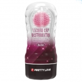Прозрачный текстурированный мастурбатор Vacuum Cup Masturbator Black Hole - Baile - в Кирове купить с доставкой
