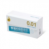 Увлажнённые презервативы Sagami Original 0.01 Extra Lub - 12 шт. - Sagami - купить с доставкой в Кирове