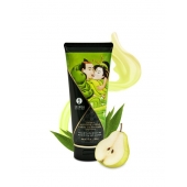 Массажный крем для тела с ароматом груши и зелёного чая Pear   Exotic Green Tea - 200 мл. - Shunga - купить с доставкой в Кирове