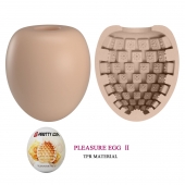 Бежевый мастурбатор-яйцо Pleasure Egg II - Baile - в Кирове купить с доставкой
