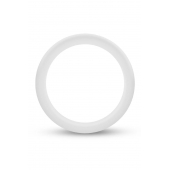 Белое люминесцентное эрекционное кольцо Silicone Glo Cock Ring - Blush Novelties - в Кирове купить с доставкой