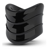 Черное эрекционное кольцо на мошонку Beef Ball Stretcher Snug X Long - Blush Novelties - в Кирове купить с доставкой